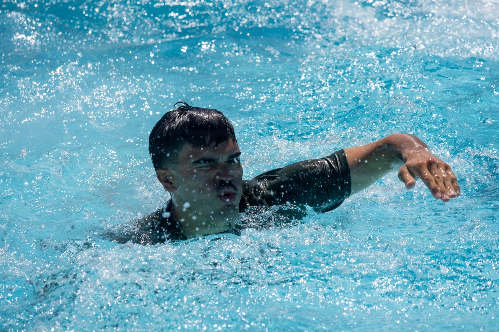 Marines Swim PT