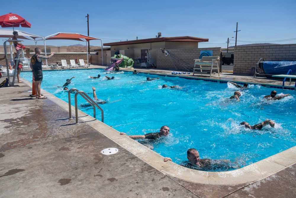 Marines Swim PT