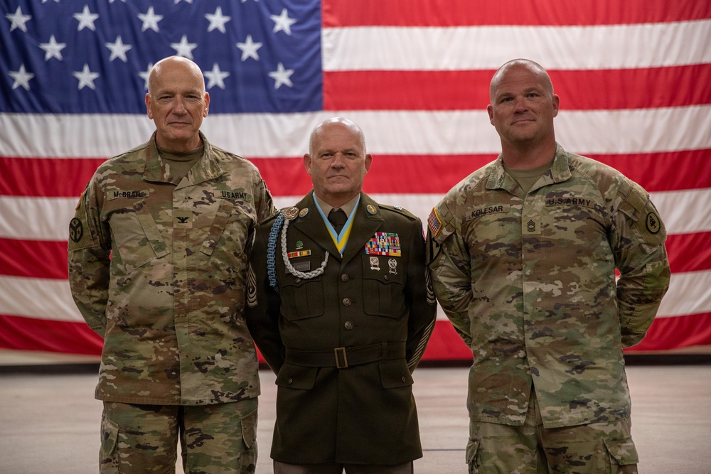 Public affairs first sergeant retires after 40-year Army career