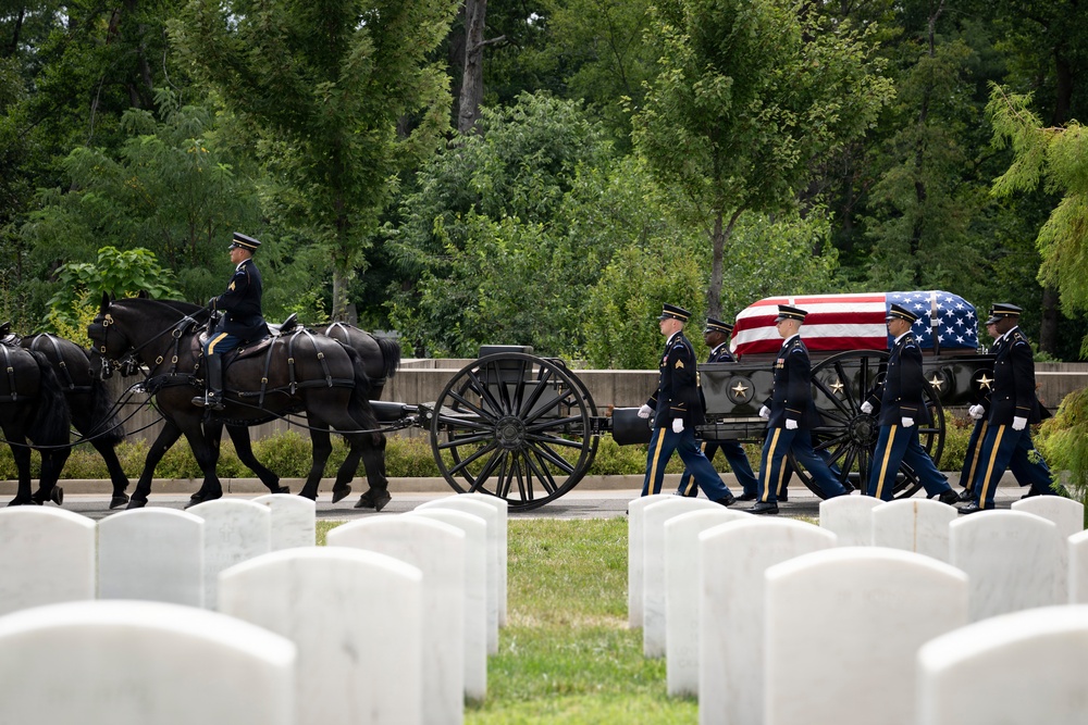 Full Military Funeral Honors with Escort are Conducted for U.S. Army Air Forces Sgt. Henry Younge in Section 81