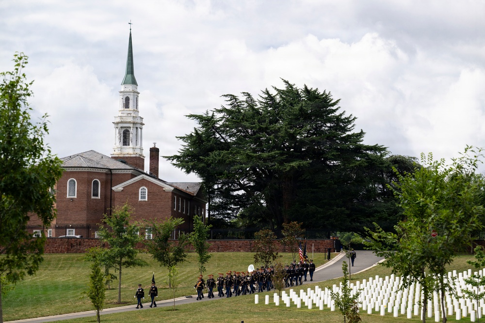 Full Military Funeral Honors with Escort are Conducted for U.S. Army Air Forces Sgt. Henry Younge in Section 81