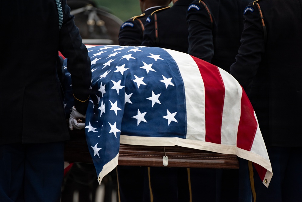 Full Military Funeral Honors with Escort are Conducted for U.S. Army Air Forces Sgt. Henry Younge in Section 81