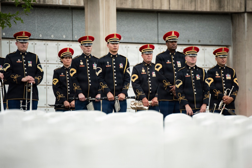 Full Military Funeral Honors with Escort are Conducted for U.S. Army Air Forces Sgt. Henry Younge in Section 81