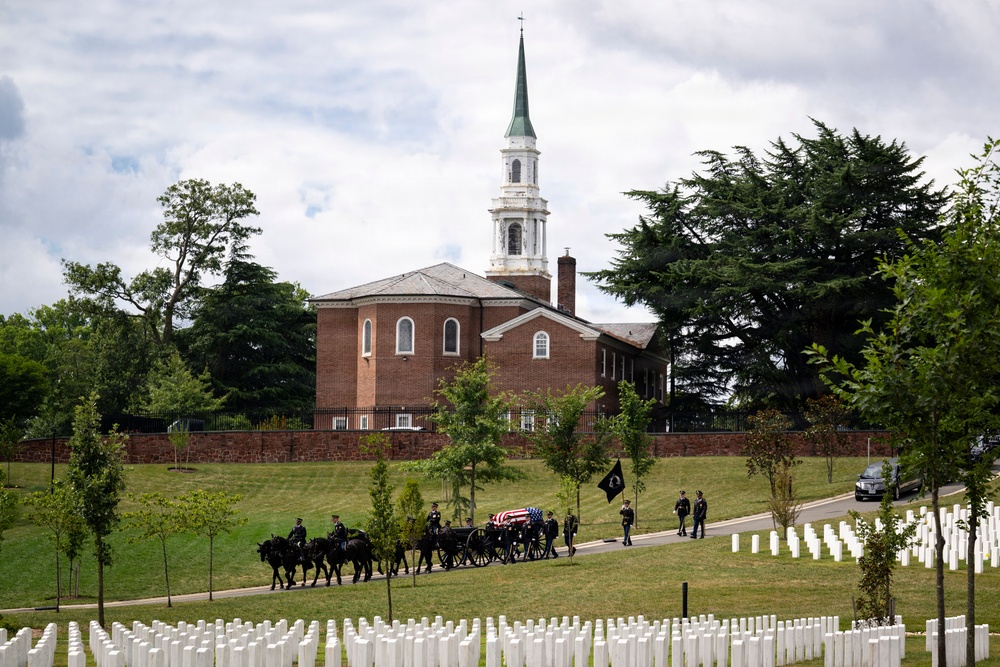 Full Military Funeral Honors with Escort are Conducted for U.S. Army Air Forces Sgt. Henry Younge in Section 81