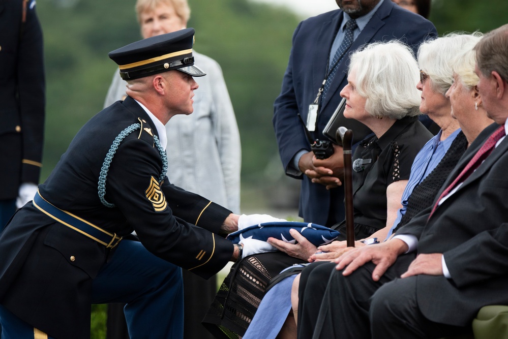 Full Military Funeral Honors with Escort are Conducted for U.S. Army Air Forces Sgt. Henry Younge in Section 81
