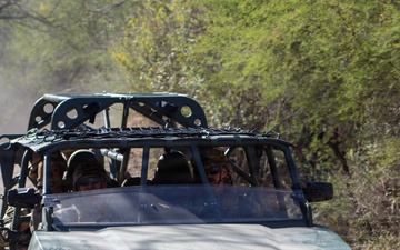 744th Engineer Company Soldiers Conduct Mirror Patrol in Del Rio, Texas