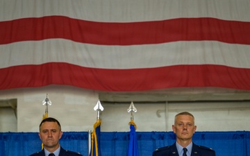 Batick and Walker Stand at Attention