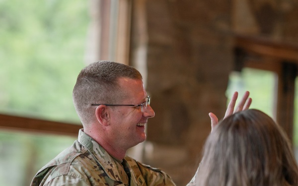 Illinois Army National Guard Soldier Promoted from Master Sergeant to Sergeant Major