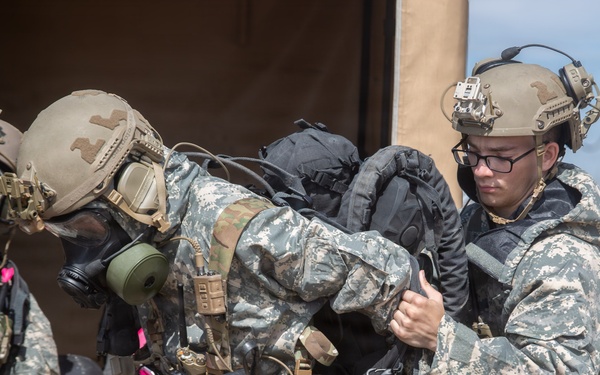 82nd Chemical Reconnaissance Company Conducts Certification Exercise