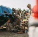 Airmen of the 131st Civil Engineering Squadron and the 139th Civil Engineering Squadron prepare a Forward Opearting Base