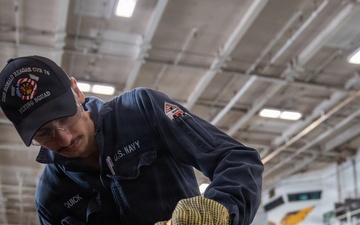 Ronald Reagan Sailors Perform Training for Evaluation
