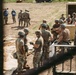 Airmen of the 131st Civil Engineering Squadron and the 139th Civil Engineering Squadron prepare a Forward Opearting Base