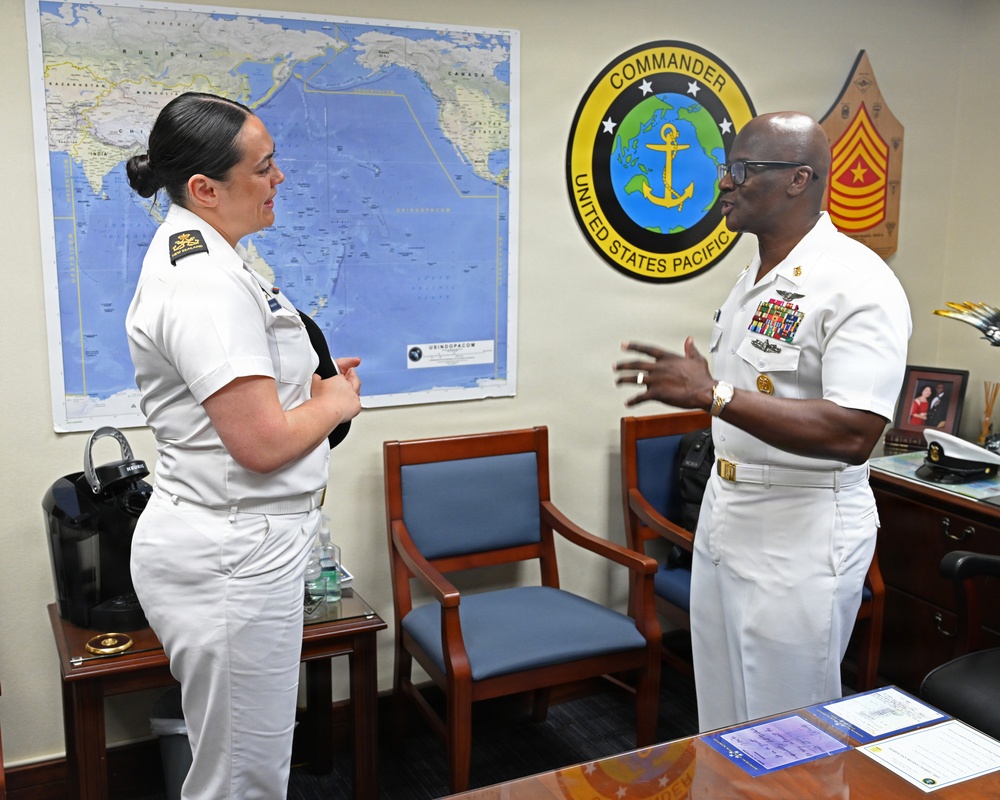 USPACFLT Hosts Royal New Zealand Navy Leadership and Sailor of the Year