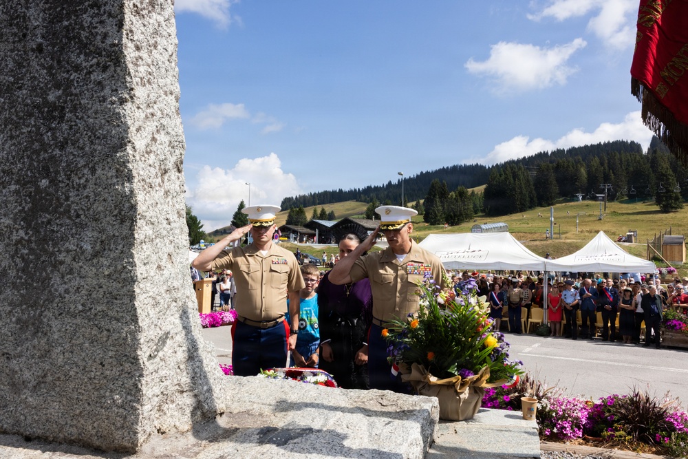 MARFOREUR/AF honors Marines who fought in France during WWII