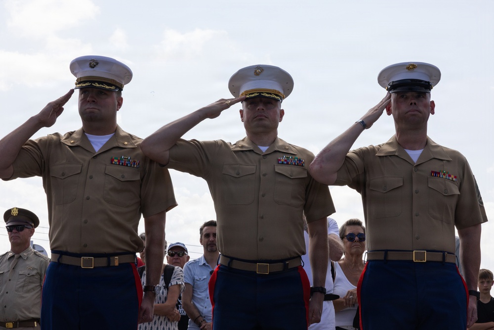 MARFOREUR/AF honors Marines who fought in France during WWII