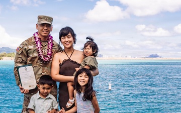 Sgt. 1st Class Michael Tiro promoted at Joint Base Pearl Harbor-Hickam