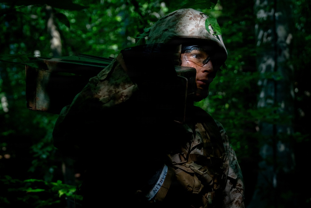 U.S. Marine Corps Officer Candidates Complete the Forge