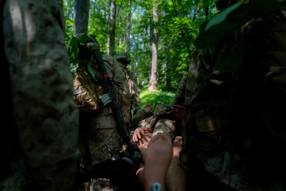 U.S. Marine Corps Officer Candidates Complete the Forge