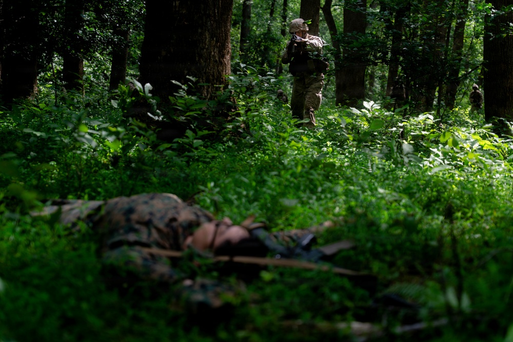 U.S. Marine Corps Officer Candidates Complete the Forge