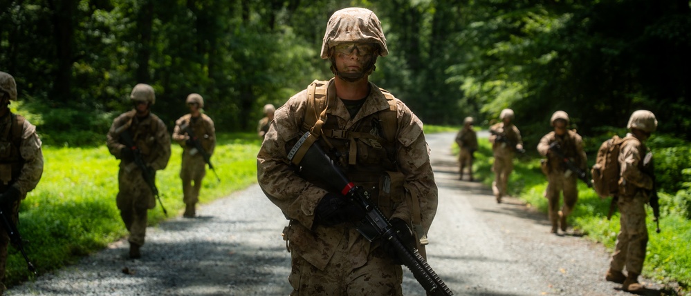 U.S. Marine Corps Officer Candidates Complete the Forge