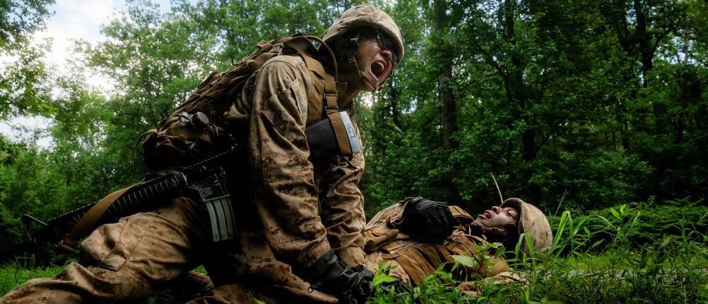 U.S. Marine Corps Officer Candidates Complete the Forge