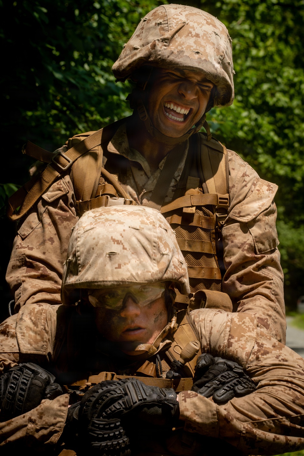 U.S. Marine Corps Officer Candidates Complete the Forge