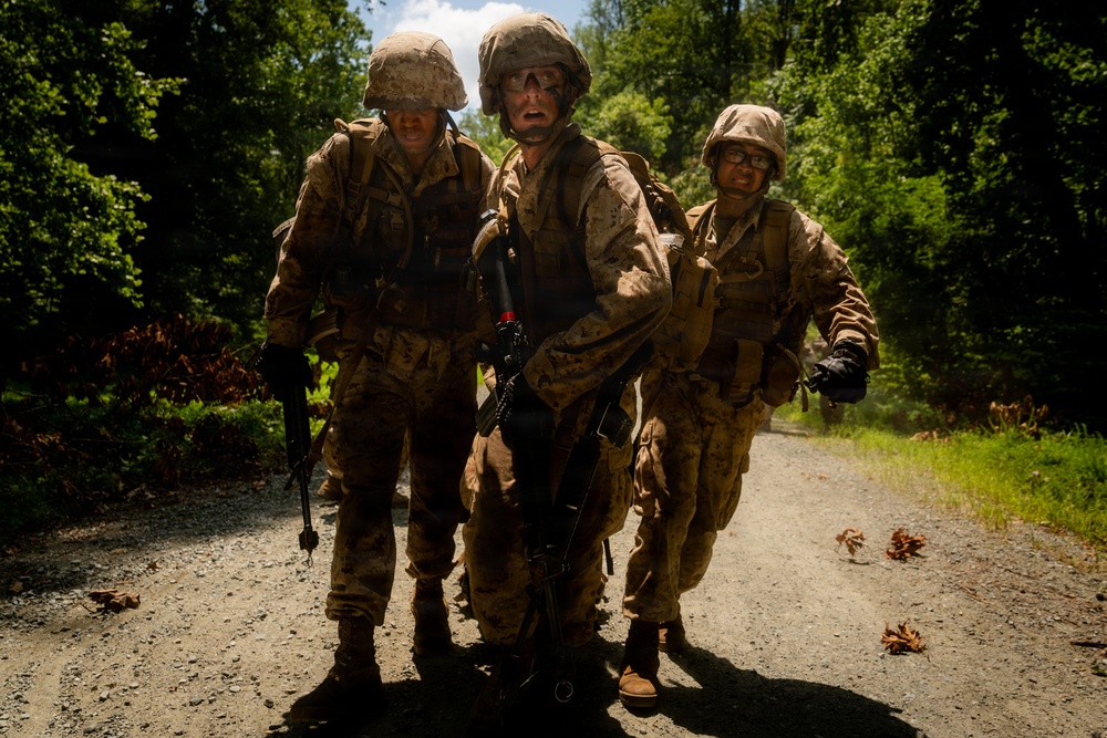 U.S. Marine Corps Officer Candidates Complete the Forge