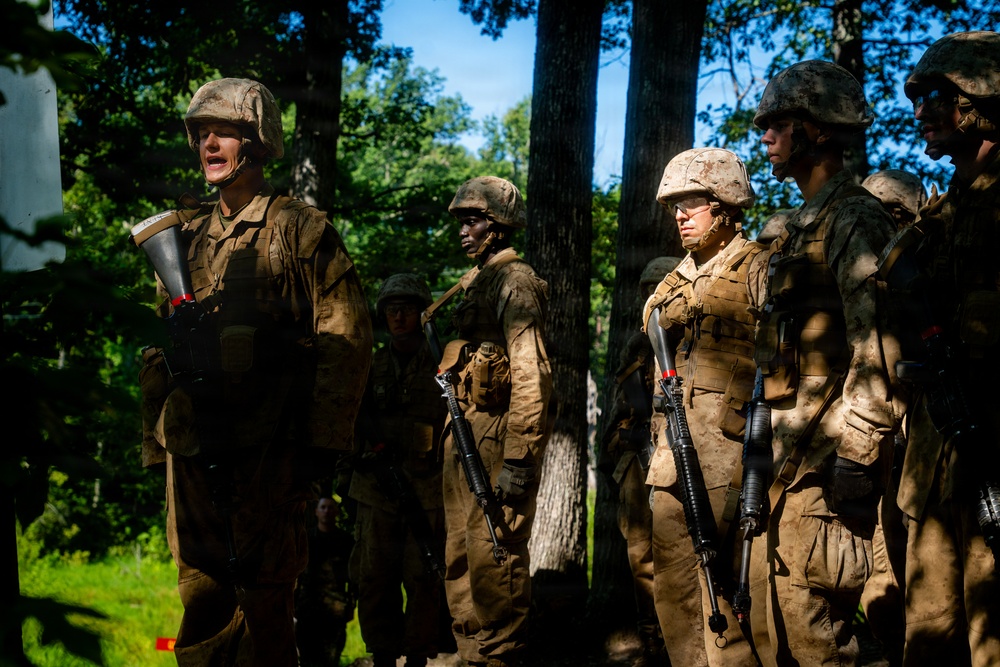 U.S. Marine Corps Officer Candidates Complete the Forge