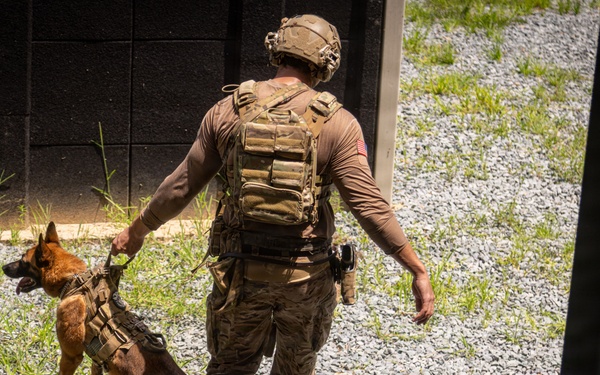 3rd Special Forces Group (Airborne) Integrates Multipurpose Canine and Drone Technology into Urban Operations