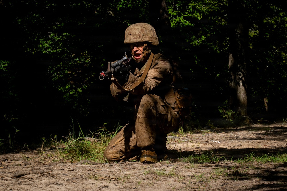 U.S. Marine Corps Officer Candidates Complete the Forge