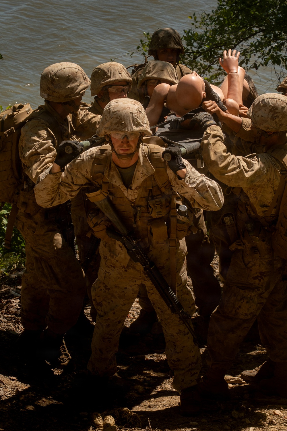 U.S. Marine Corps Officer Candidates Complete the Forge