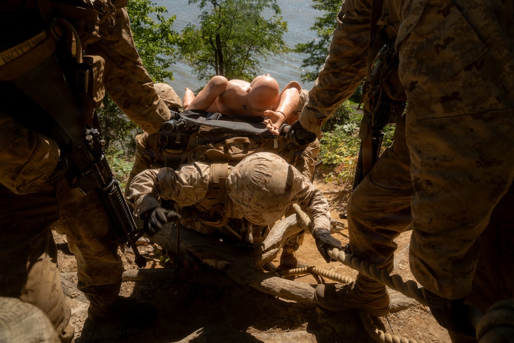 U.S. Marine Corps Officer Candidates Complete the Forge