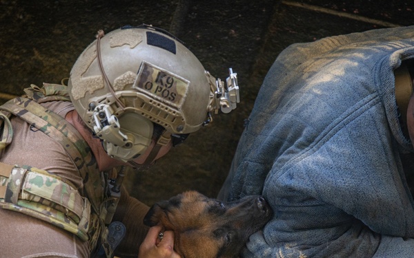 3rd Special Forces Group (Airborne) Integrates Multipurpose Canine and Drone Technology into Urban Operations