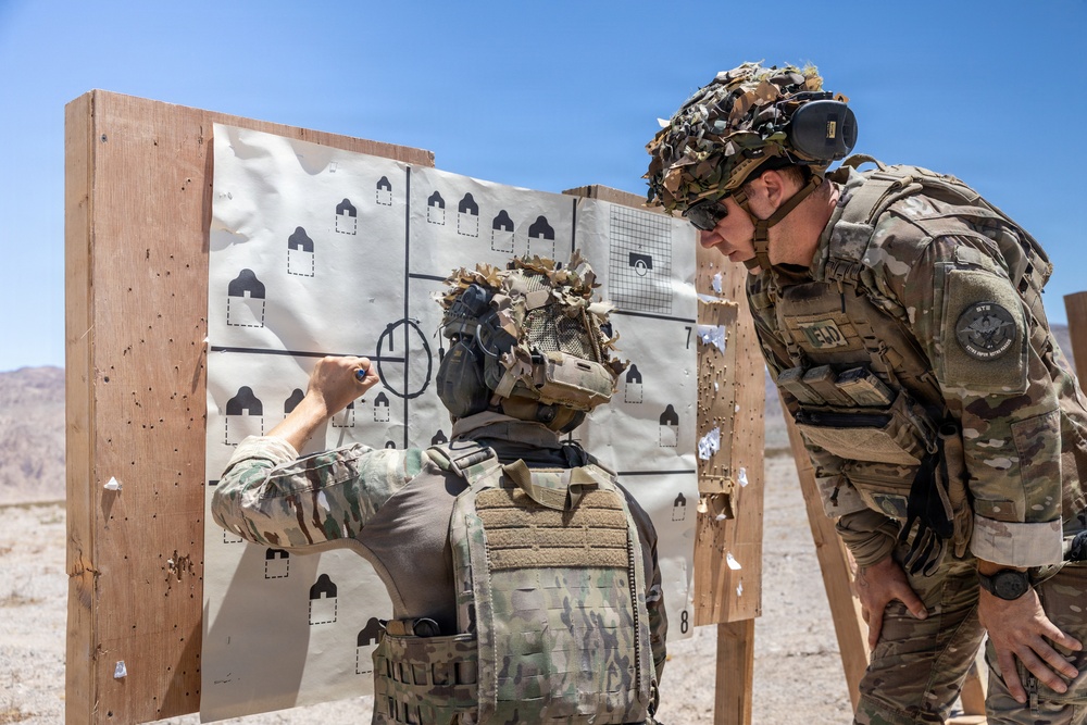 French Marines with 21st Marine Infantry Regiment conduct Range 113 at the Combat Center