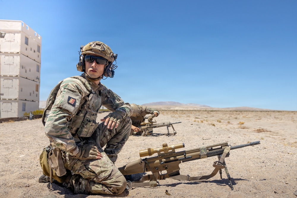 French Marines with 21st Marine Infantry Regiment conduct Range 113 at the Combat Center