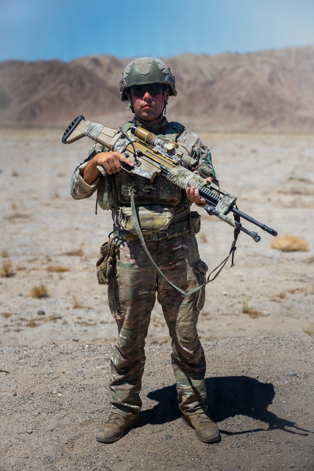 French Marines with 21st Marine Infantry Regiment conduct Range 113 at the Combat Center