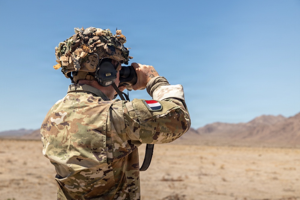 French Marines with 21st Marine Infantry Regiment conduct Range 113 at the Combat Center