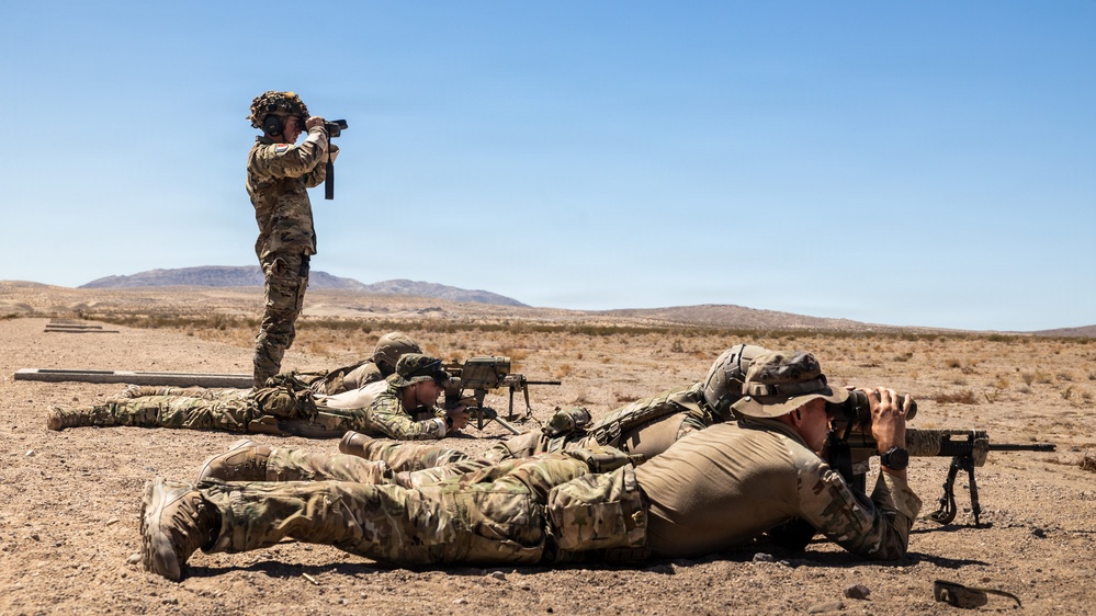 French Marines with 21st Marine Infantry Regiment conduct Range 113 at the Combat Center
