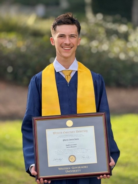 Teen prodigy Phoenix Juneau Austin prepares for his future as a U.S. Air Force Officer