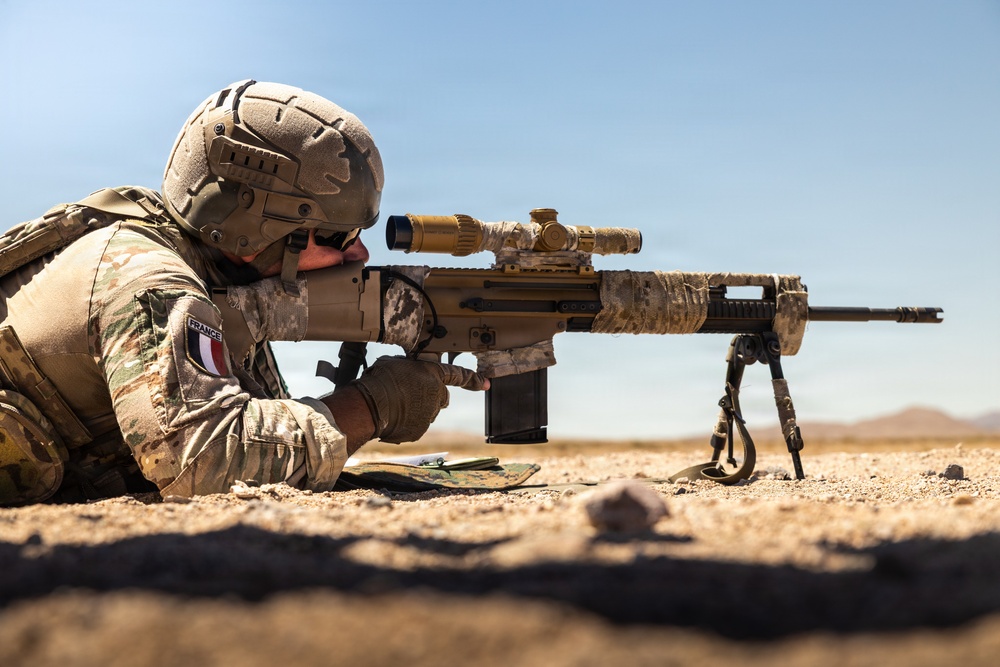 French Marines with 21st Marine Infantry Regiment conduct Range 113 at the Combat Center