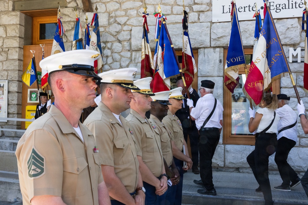 MARFOREUR/AF honors Marines who fought in France during WWII