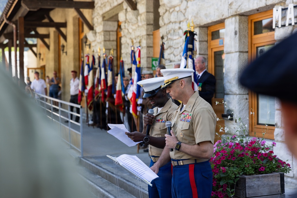 MARFOREUR/AF honors Marines who fought in France during WWII