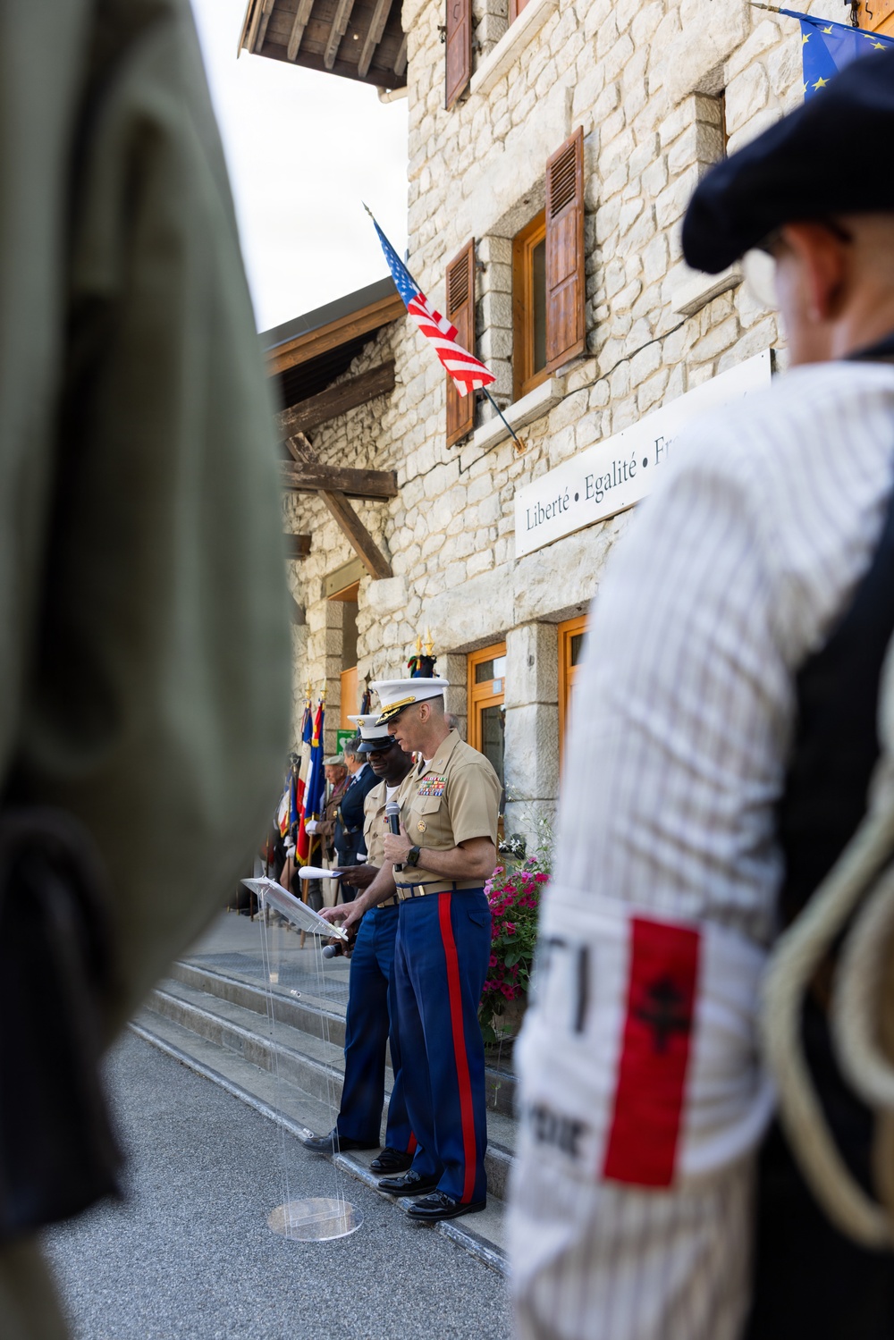 MARFOREUR/AF honors Marines who fought in France during WWII