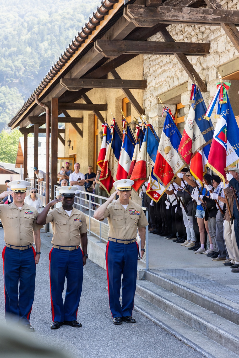 MARFOREUR/AF honors Marines who fought in France during WWII