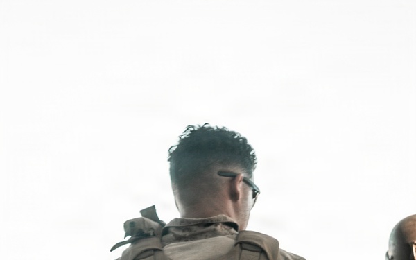 Marines with 3/11 conduct an observation shoot during SLTE 4-26
