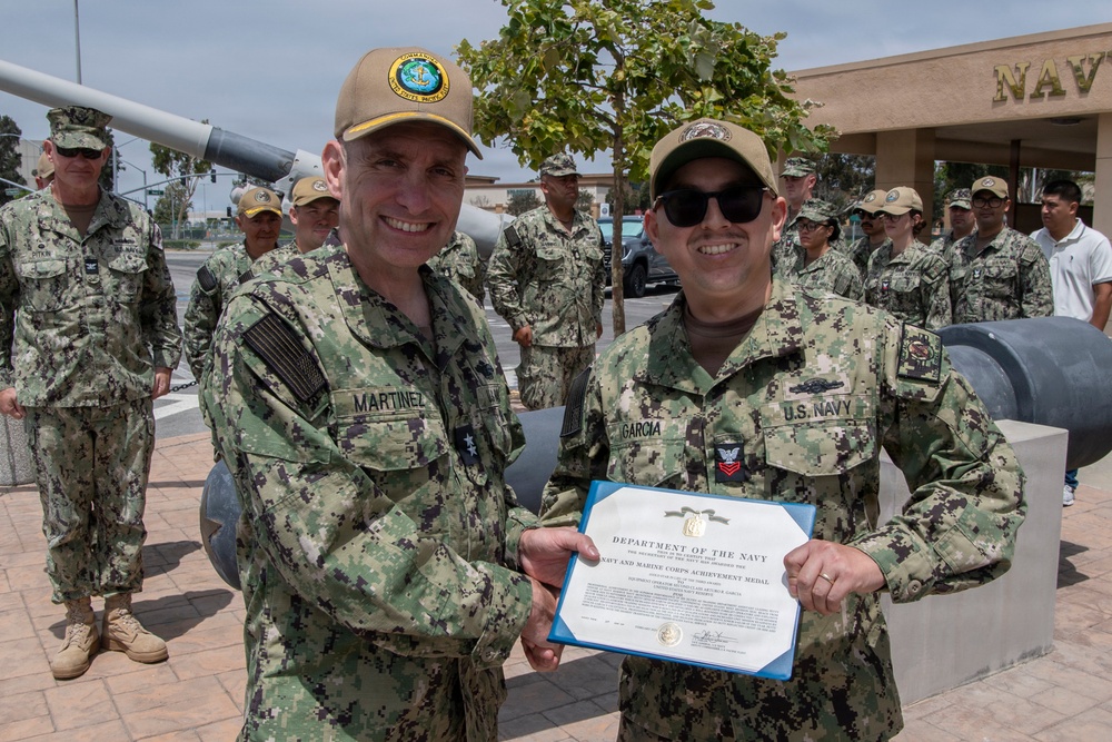 RADM Martinez Visits Naval Weapons Station Seal Beach