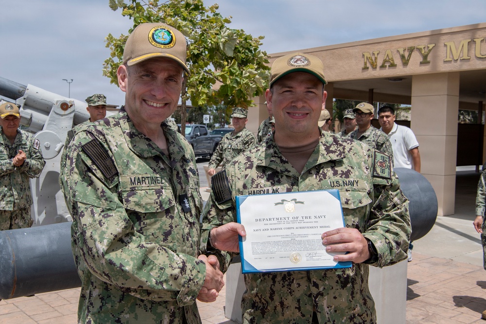 RADM Martinez Visits Naval Weapons Station Seal Beach