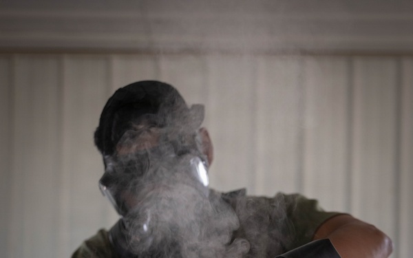 4th Combat Readiness Regiment Participates in CBRN training