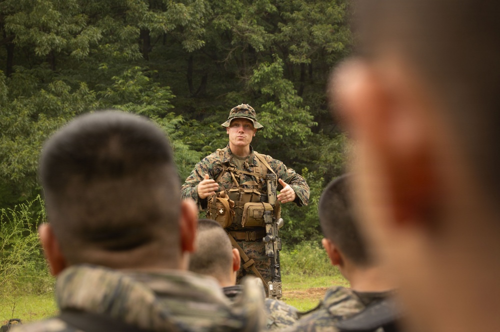 U.S. Marines Conduct Bilateral Patrolling During KMEP 26.2