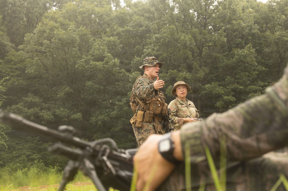 U.S. Marines Conduct Bilateral Patrolling During KMEP 26.2